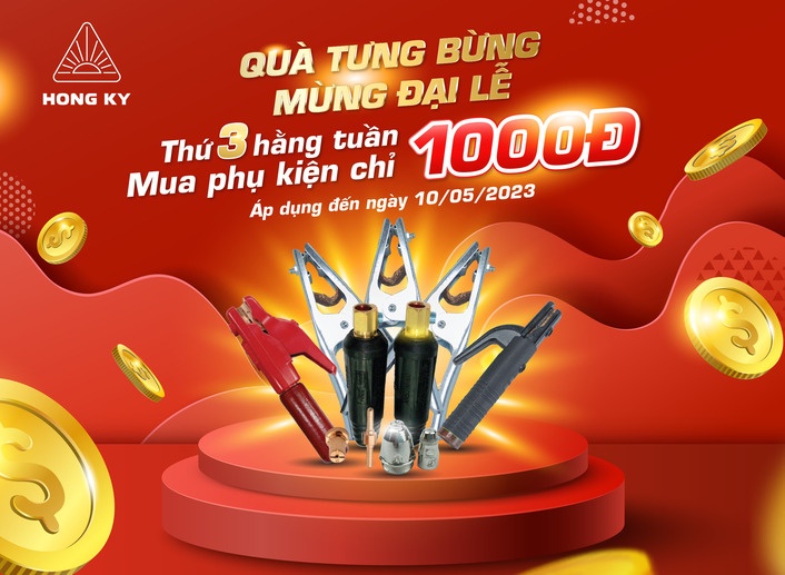 GREAT GIFTS – CELEBRATE THE HOLIDAY: Buy accessories for only 1,000 VND every Tuesday