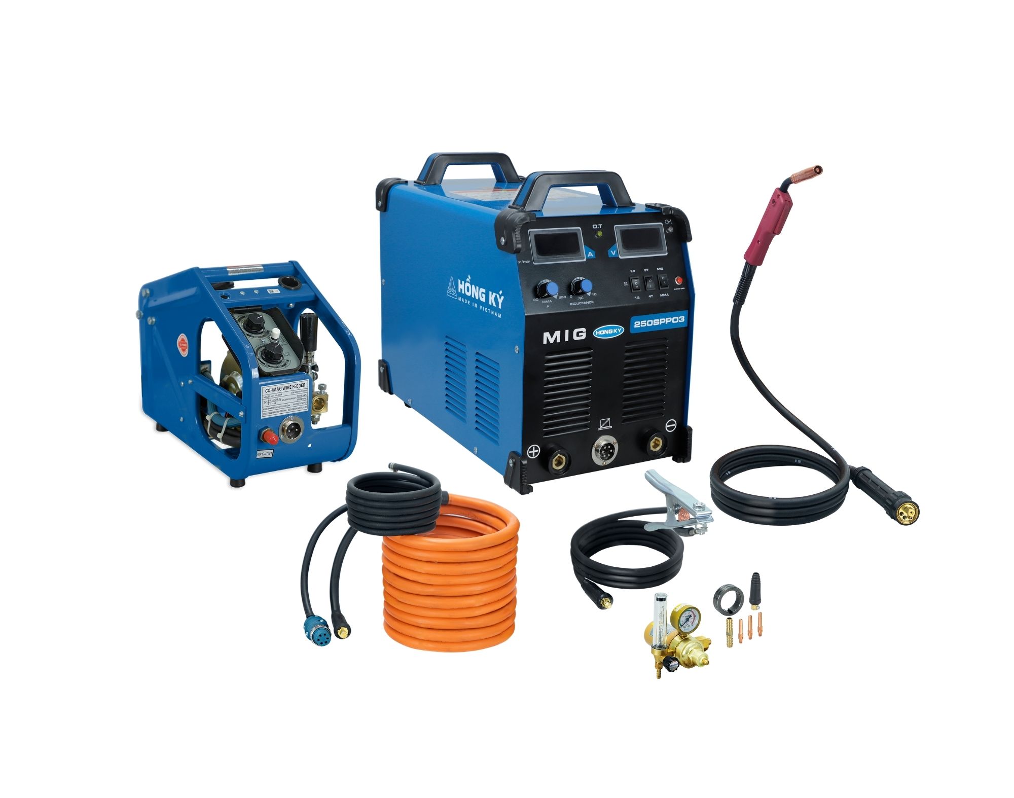 The Hong Ky MIG250SPRO3 welding machine