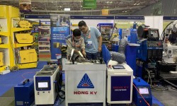 Vinamac expo 2023 welding exhibition – A vibrant atmosphere at the Hong Ky booth