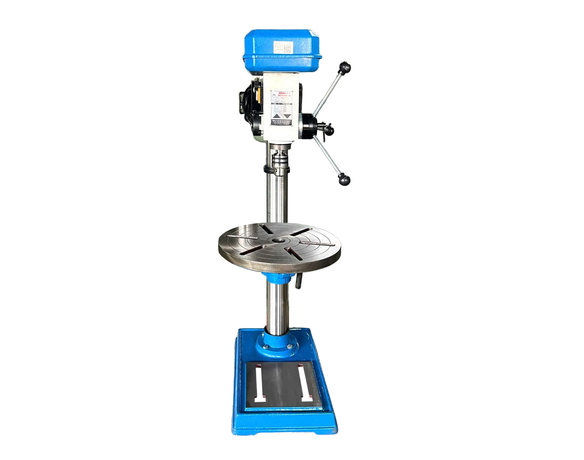 Single spindle wood drilling machine
