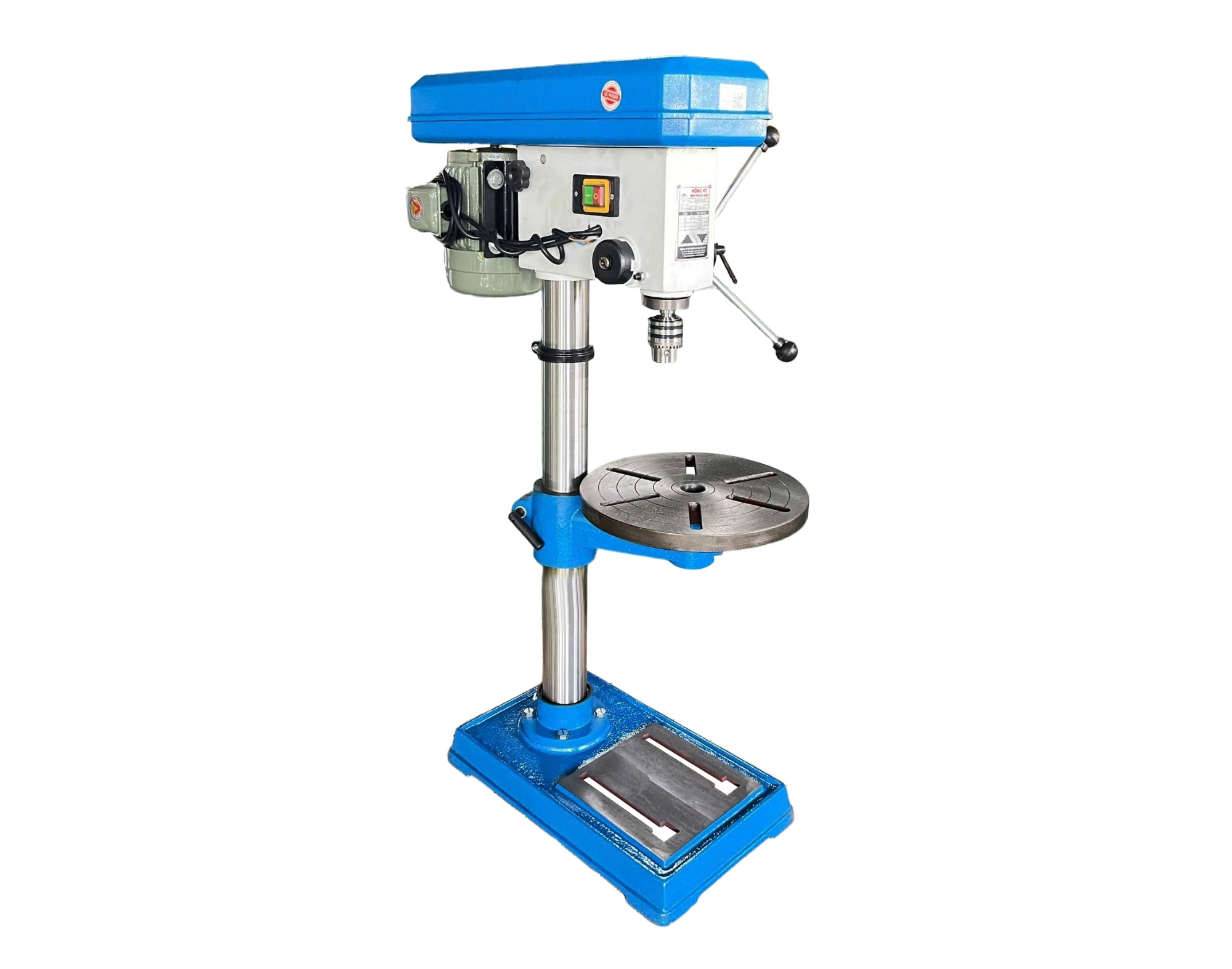 Single spindle wood drilling machine