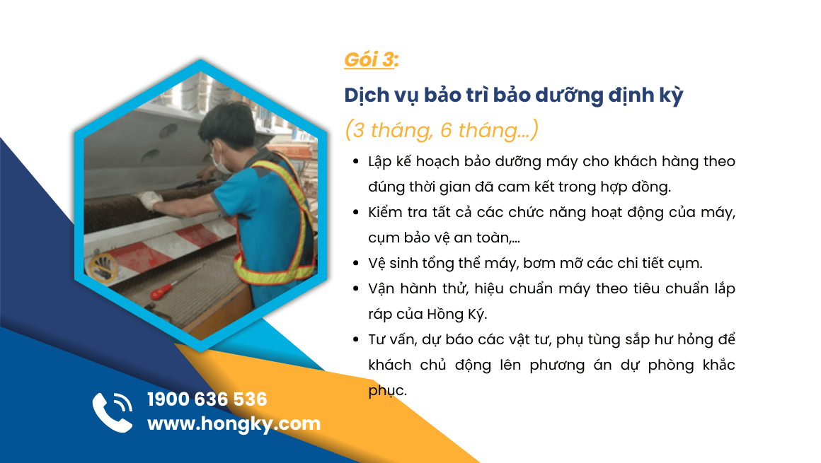03 – Dịch vụ bảo trì, bảo dưỡng định kỳ