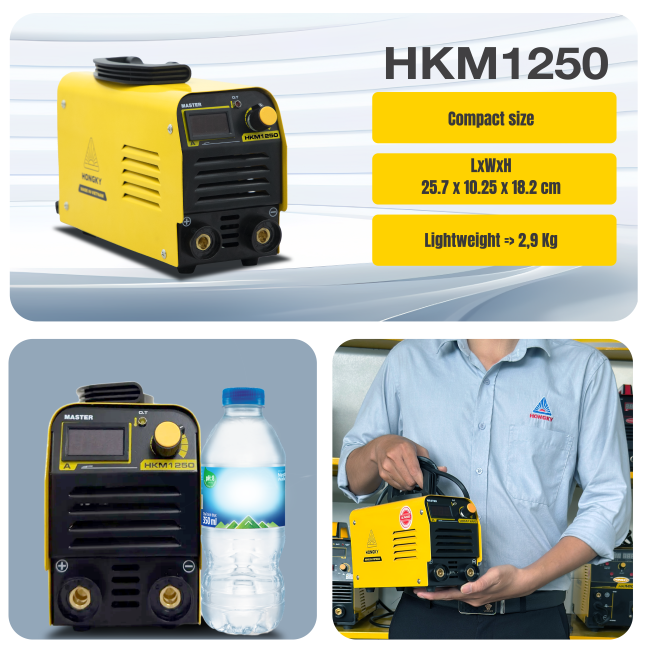 Hong ky master mini MMA welder 125A 220V HKM1250