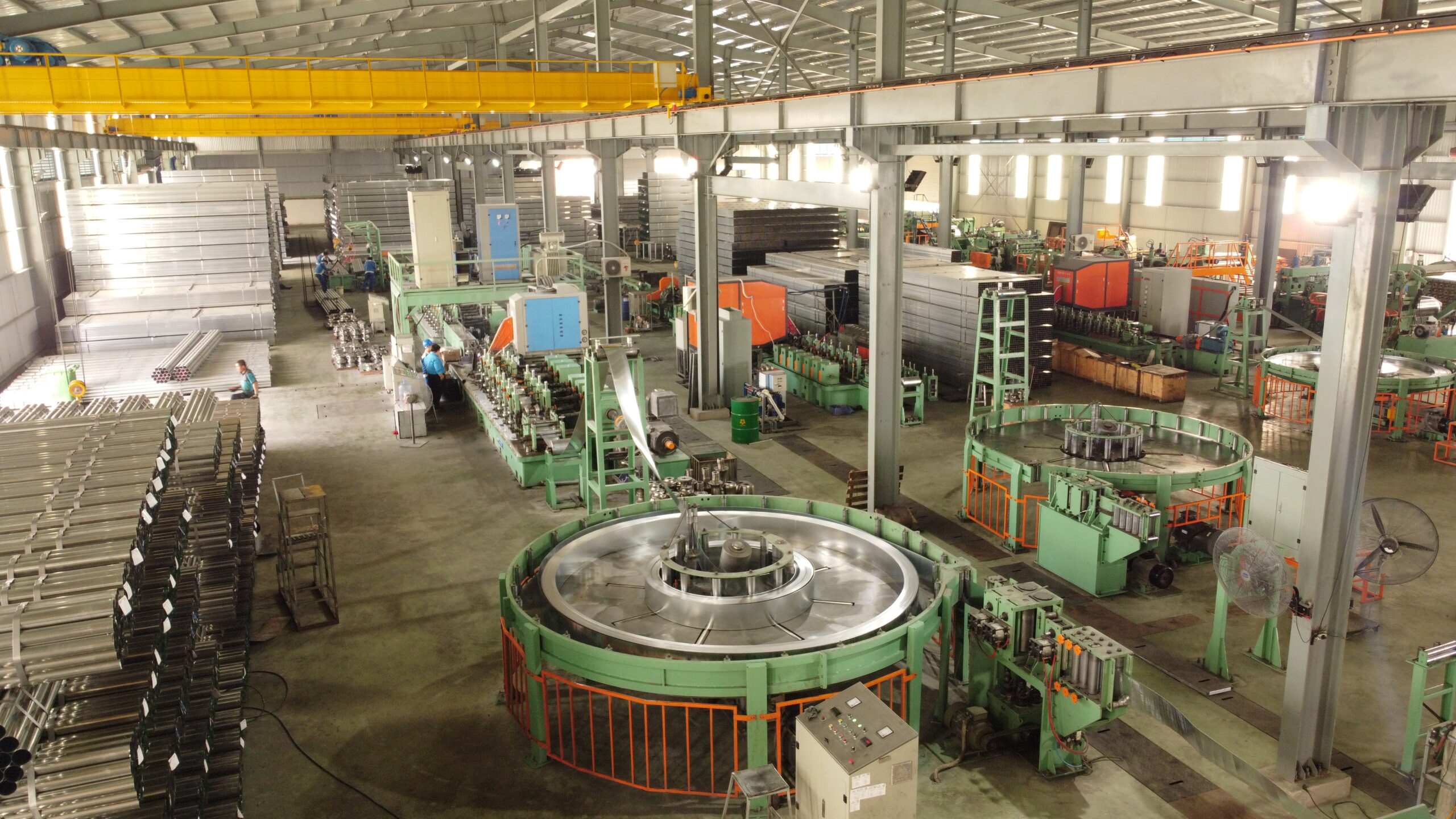 Máy cán ống Hồng Ký