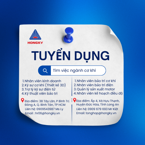 Tuyển Dụng Nhân Viên Làm việc Tại Hồ Chí Minh và Đức Hòa, Long An