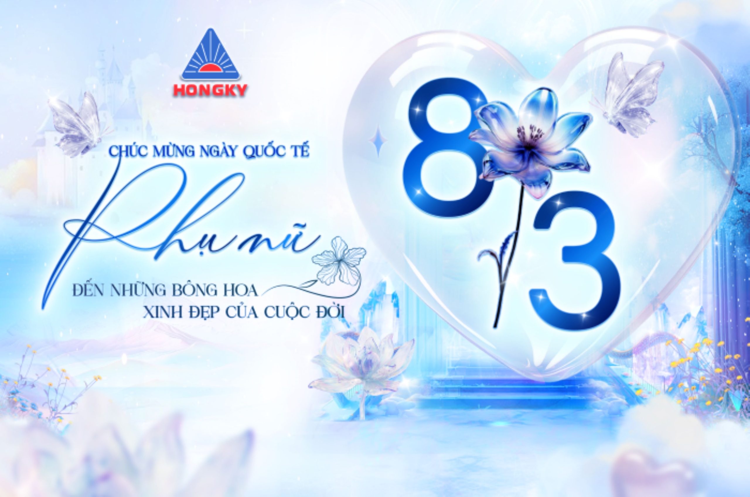 Chúc mừng ngày Quốc tế Phụ nữ 8/3