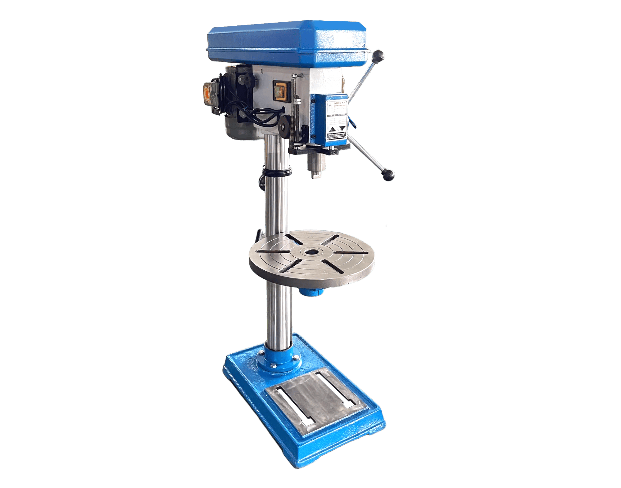 Vertical Wood Drill with Single Spindle and Multi-Spindle Attachment