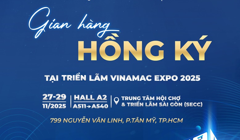 Hồng Ký tham gia triển lãm VINAMAC EXPO 2025